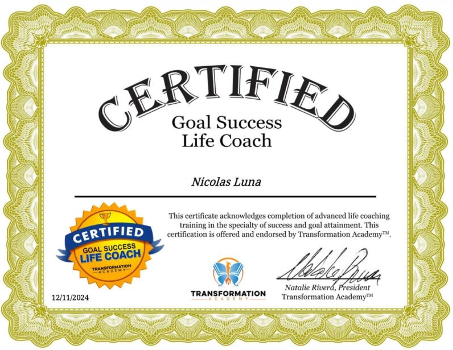 Certification 11