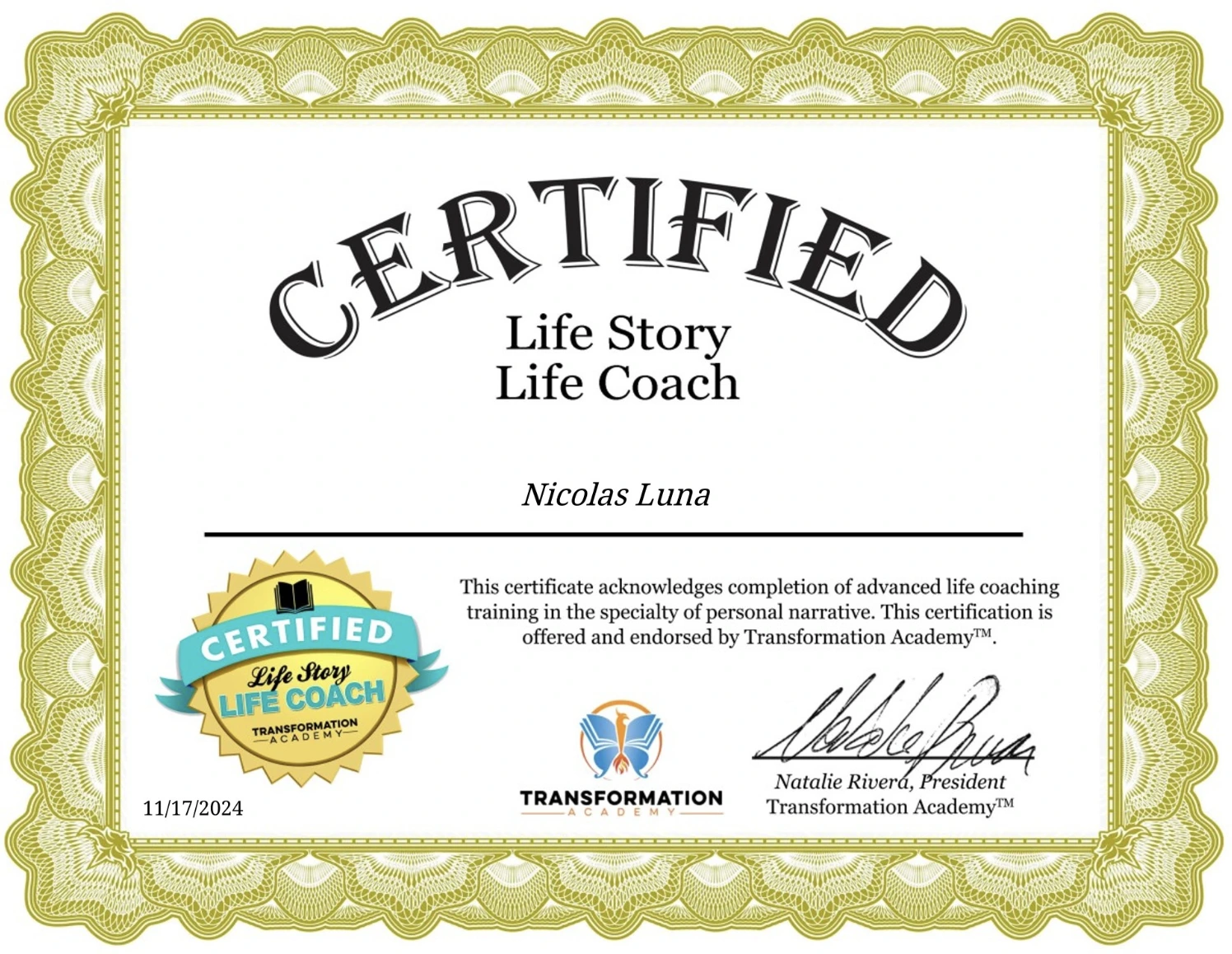 Certification 7